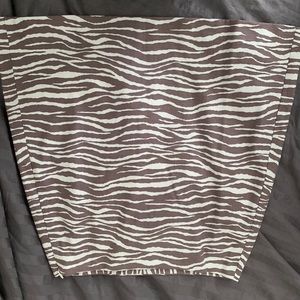 Size 4 Loft Zebra skirt